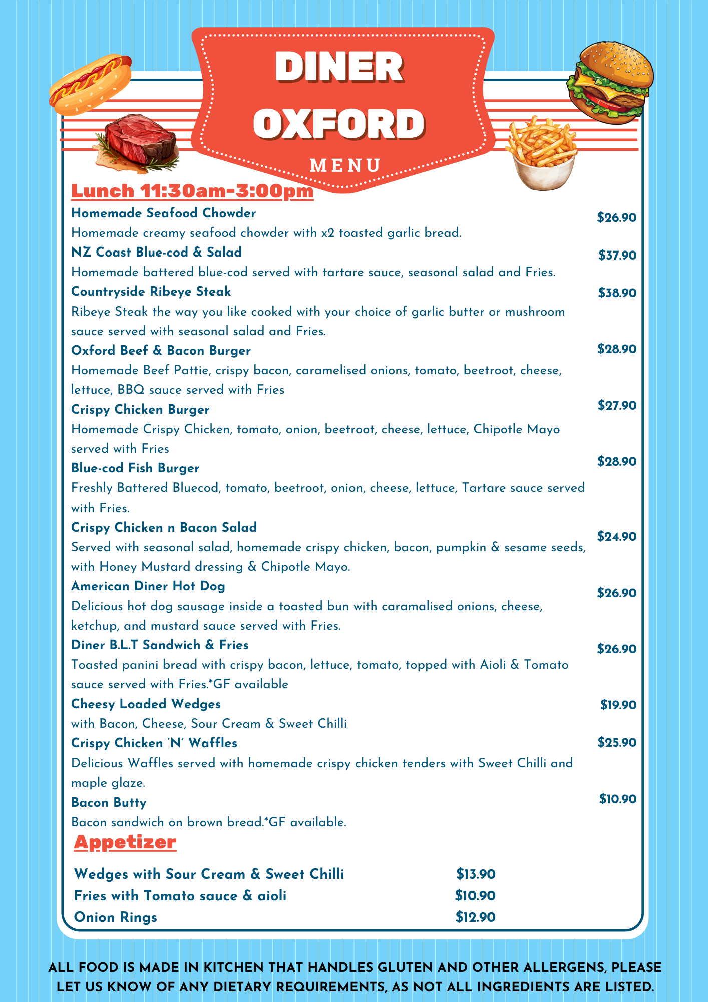 Lunch Menu